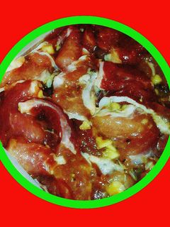 รูปของ หมูหมัก สูตรที่ 1 หมูนุ่มหมักกระเทียมสด