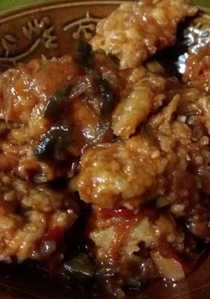 Foto resep Cumi chrispy pedas saos tiram