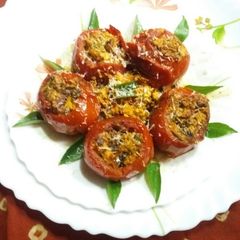 #stuffed tomato A picture of #stuffed tomato.