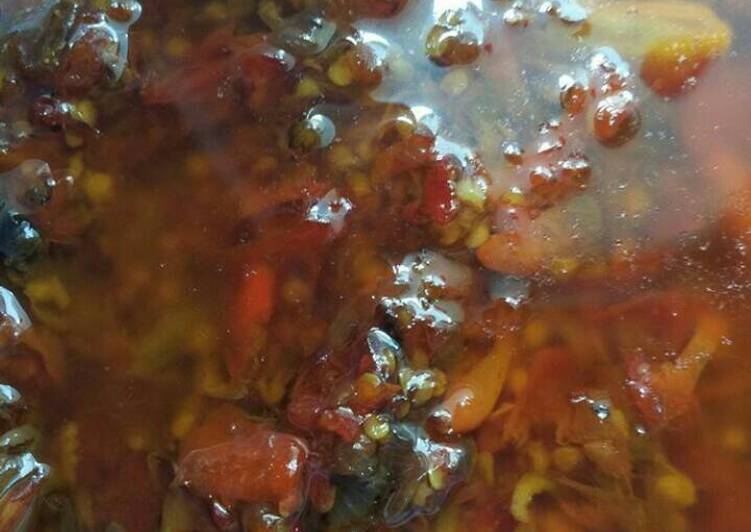 Resep Sambel bawang ebi Anti Gagal