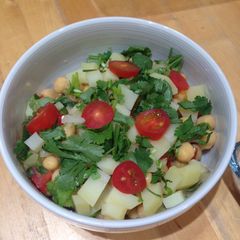 A picture of Chickpea salad .