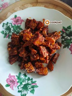 Gambar Tempe Dan Kentang Goreng Taucu Manis
