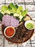 Vegetarian Grilled Meat Bánh Hỏi