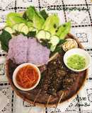 Bánh hỏi thịt nướng chay !