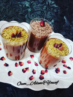 صورة لوصفة موس الشوكولاته الباردة بالمكسرات ونكهة النيسكافيه 💚