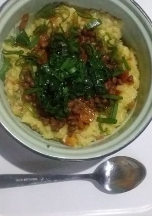 A picture of Vegetable rice porridge.
