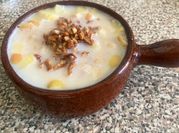 Una foto de avena en grano