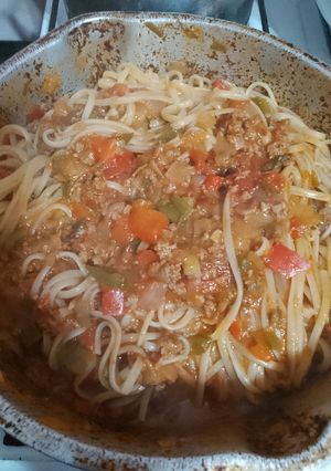 Una foto de Salsa Bolognesa con Tallarines