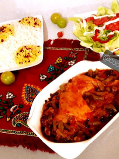 عکسی از دستور لوبیا نثار (با لوبیا سبز)