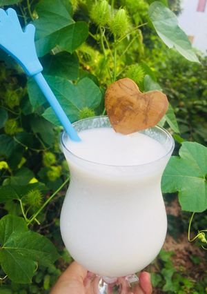 Hình của món Sinh tố dừa non.