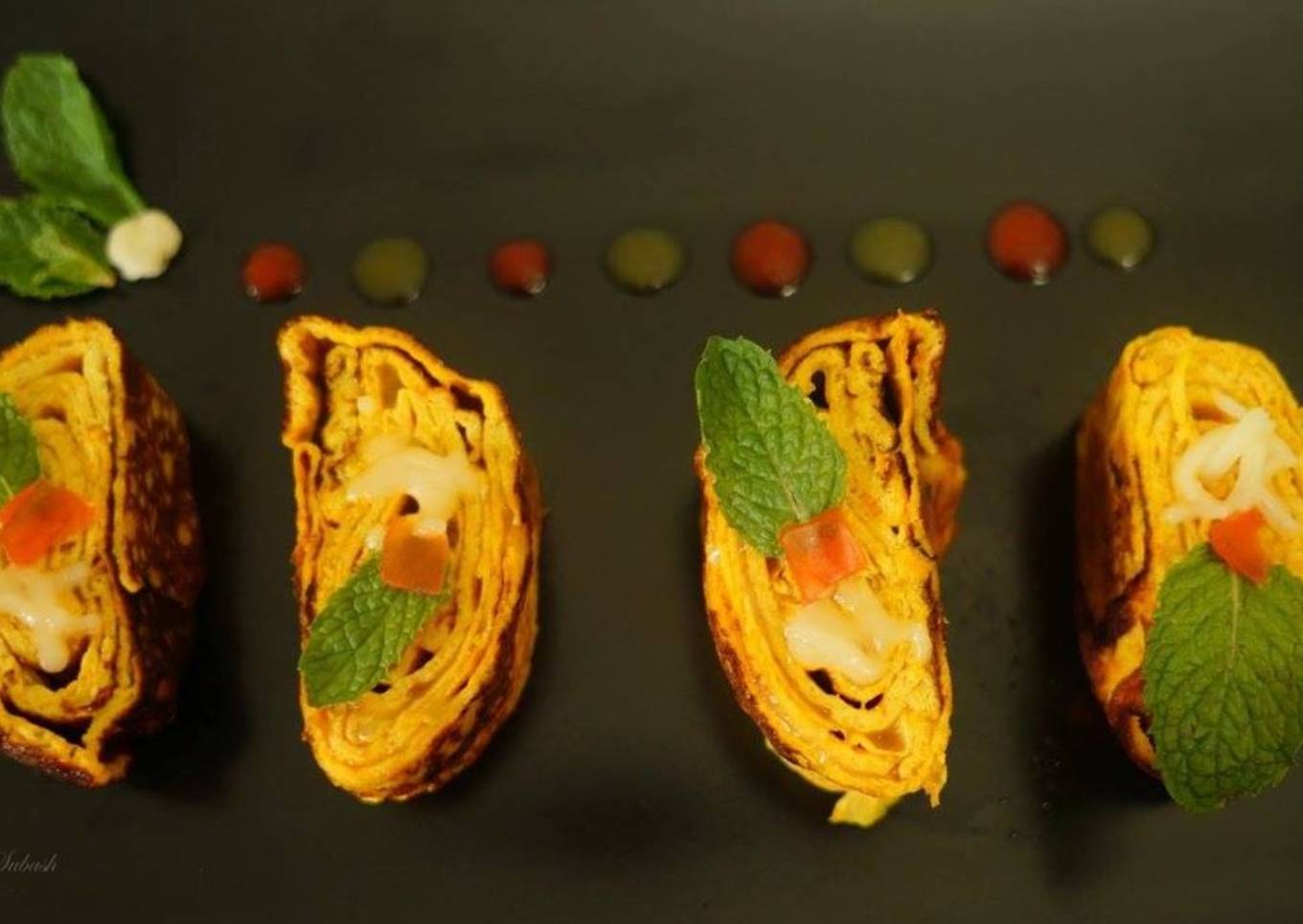 Tamagoyaki [ Japanese rolled omelet]