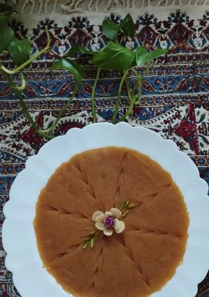 عکسی از دستور حلوا سوهان