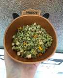 Cơm chiên rau chùm ngây tôm