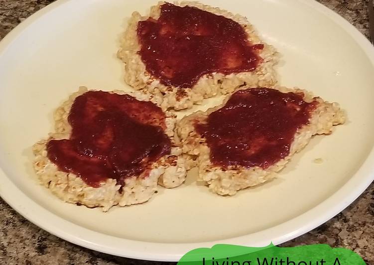 Step-by-Step Guide to Cook Appetizing PB&J Oatmeal Pancakes