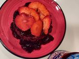 Mug cake de chocolate 🍫 y fresa 🍓