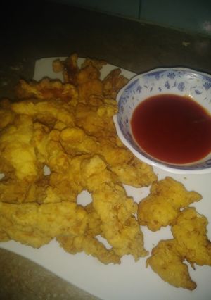 A picture of Zinger strips.