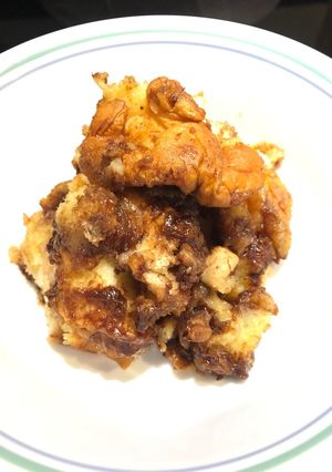 A picture of Crock Pot S’mores Bread Pudding.