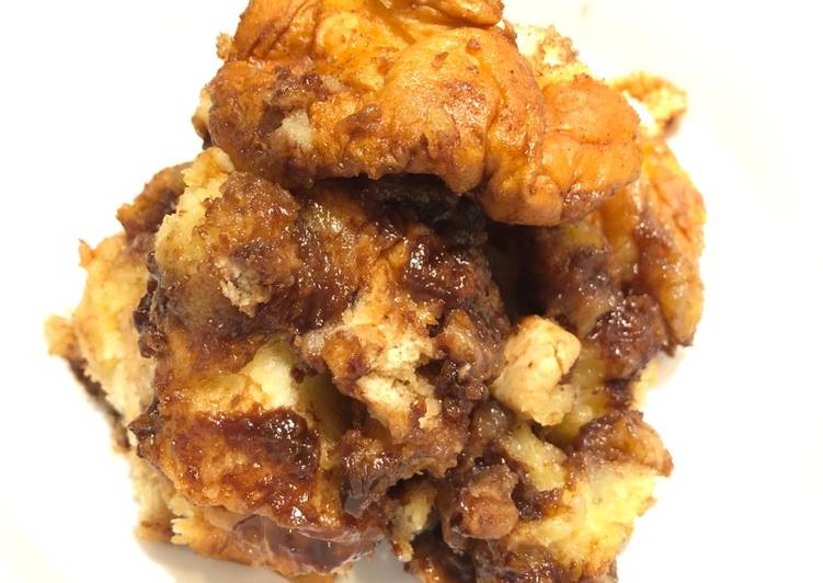 Steps to Prepare Any-night-of-the-week Crock Pot S’mores Bread Pudding