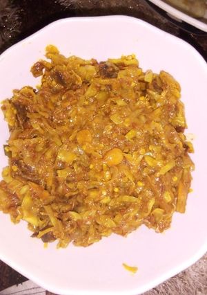 A picture of Cabbage sauce.