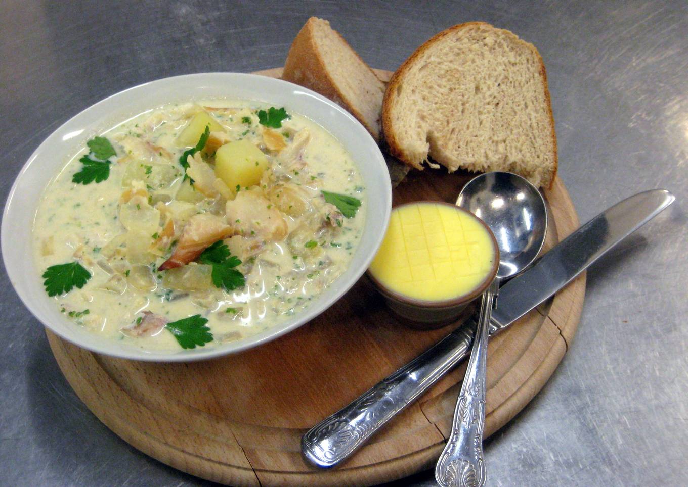 cullen skink (smoked haddock big soup)