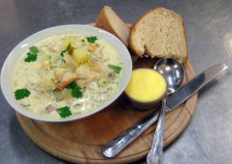 Steps to Make Speedy cullen skink (smoked haddock big soup)