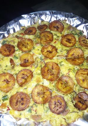 A picture of Plantain fritata.