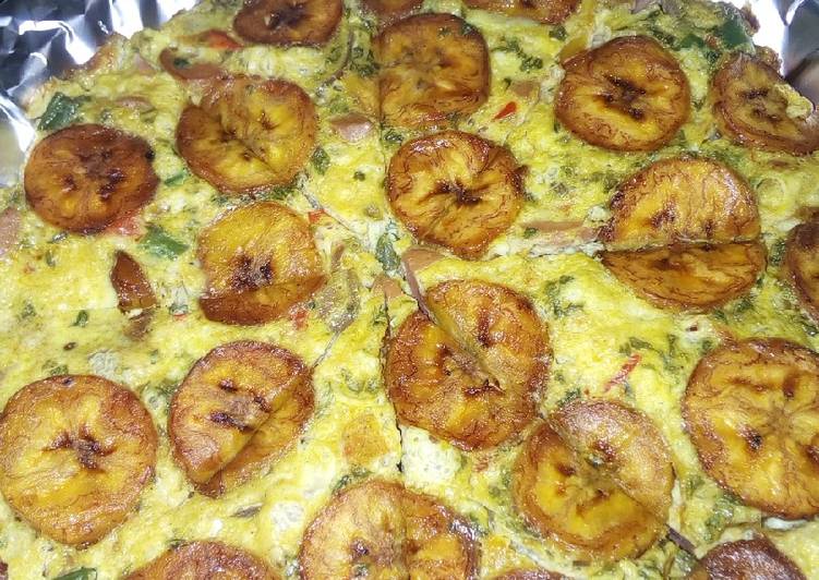 Plantain fritata