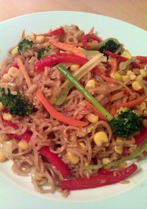 A picture of Vickys Quick Vegetable Ramen / Instant Noodles, Dairy, Egg & Soy-Free.