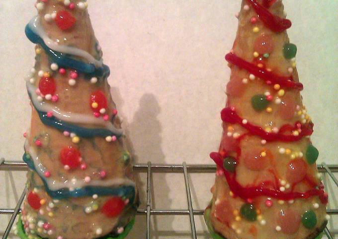 Vickys Rice Krispie Christmas Trees