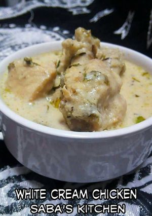 A picture of White Cream Chicken.