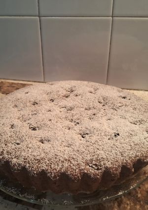 Una foto de Torta de chocolate y dulce de leche con miel