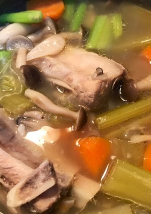 A picture of Chicken Celery Soup.