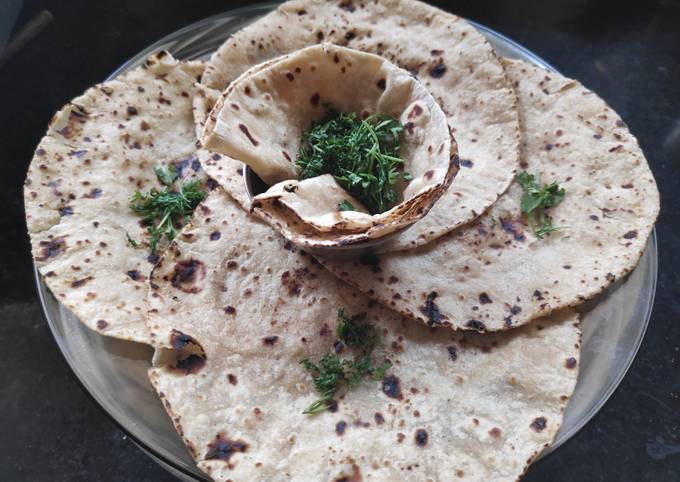 Recipe of Homemade Wheat Phulka Roti - Trying New Recipes