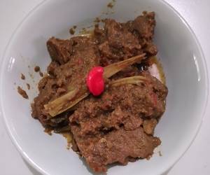 Siap Saji Rendang Daging Sapi Lezat Mantap