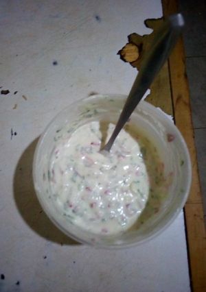 A picture of Localised tartar sauce.