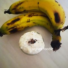 A picture of Banana 🍌 Shrikhand.