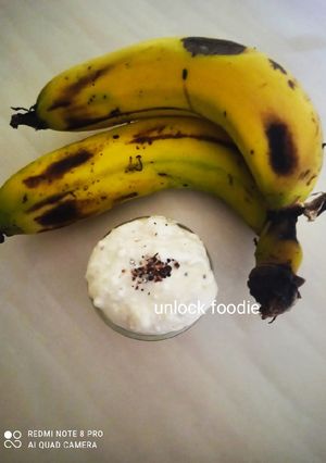 A picture of Banana 🍌 Shrikhand.
