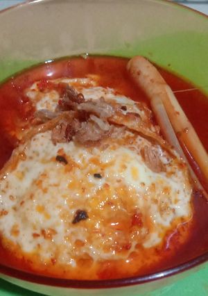 Foto resep Telur ceplok asam pedas