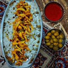 ماش پلو با مرغ ریش ریش-レシピのメイン写真