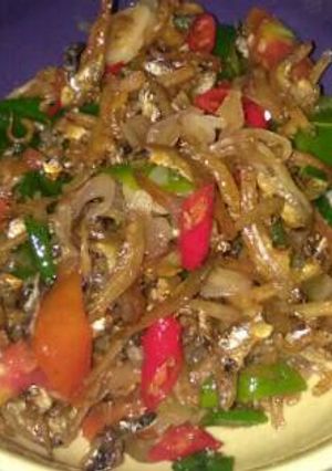 Foto resep Tumis teri jengki.