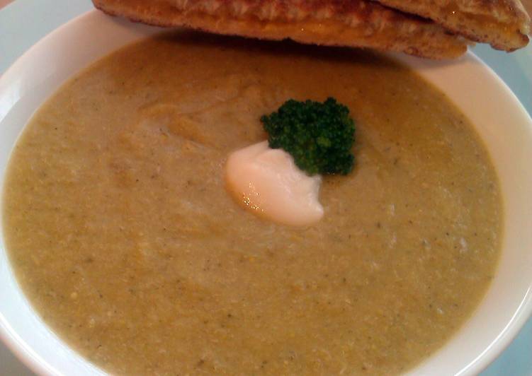 Quick Tips Vickys Creamy Broccoli Soup GF DF EF SF NF