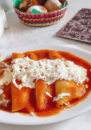 Una foto de Entomatadas