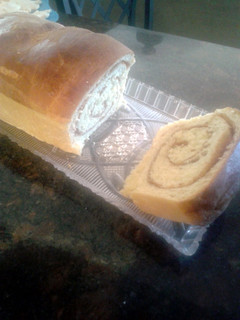 A picture of Cinnamon swirl bread.
