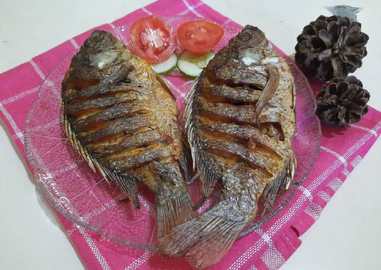 Bahan memasak Ikan Mujaer Goreng Cryspy 🐟 Lezat