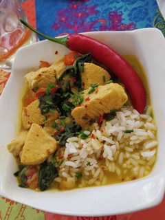 Una foto de Curry Thai de Pollo