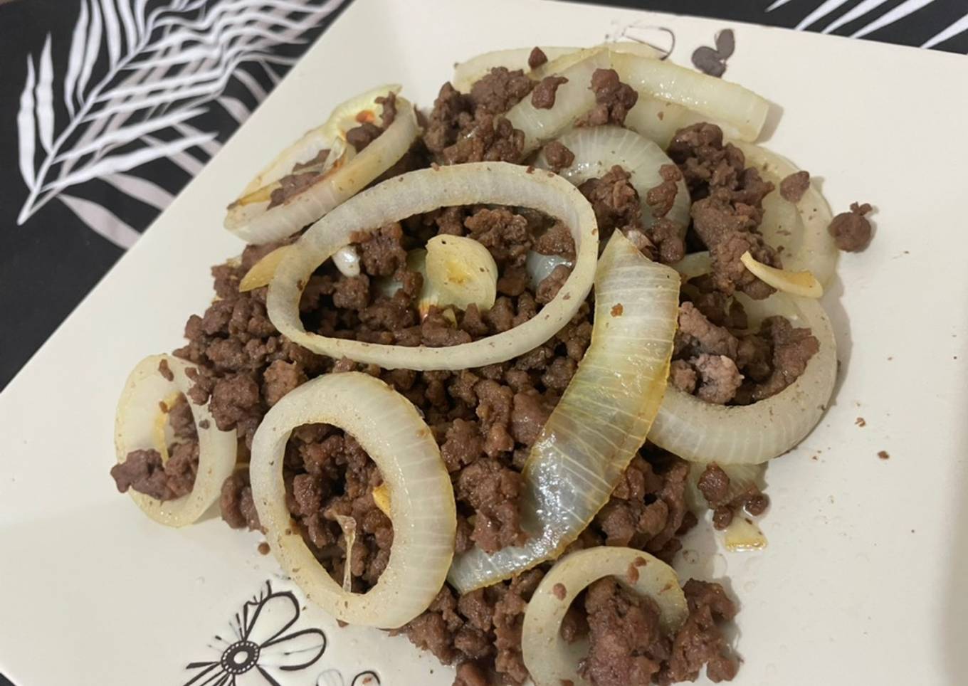 Tumis Minced Beef