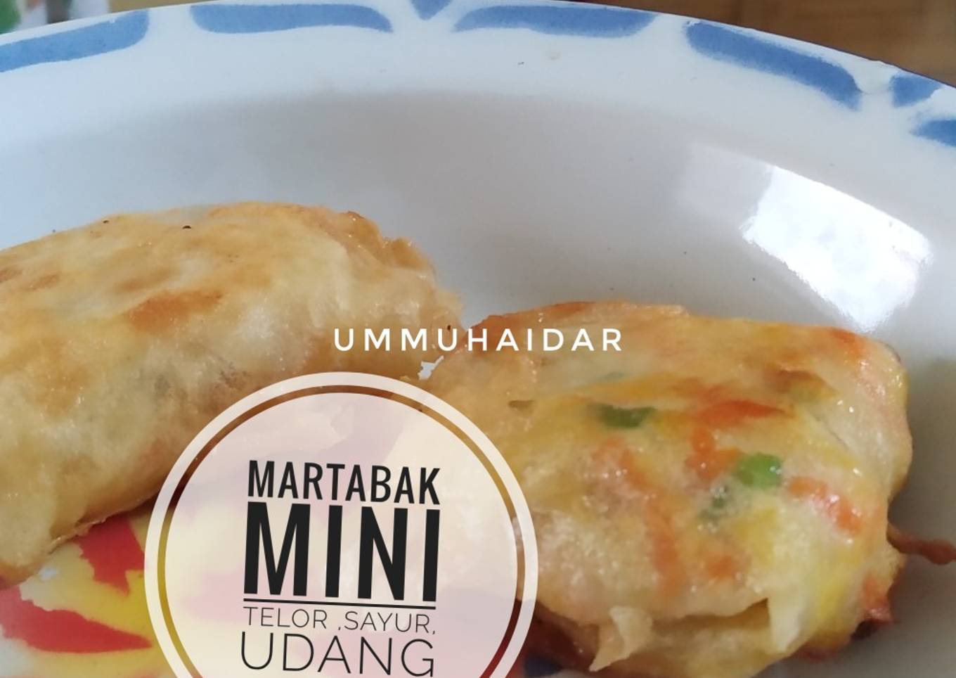 Martabak mini telor, sayur, udang