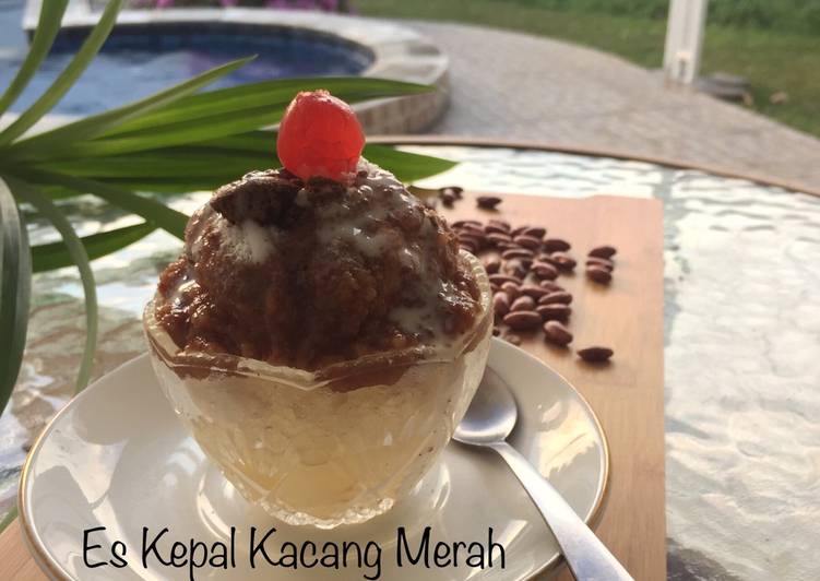 Resep Es Kepal Kacang Merah #KamisManis yang Lezat