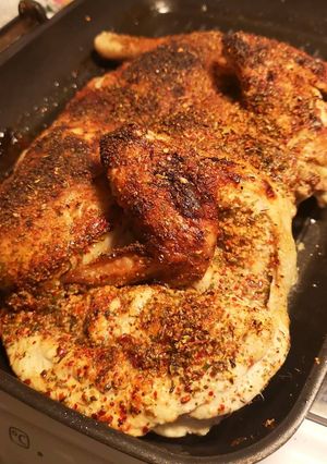 A picture of Spanish spices Grilled chicken.