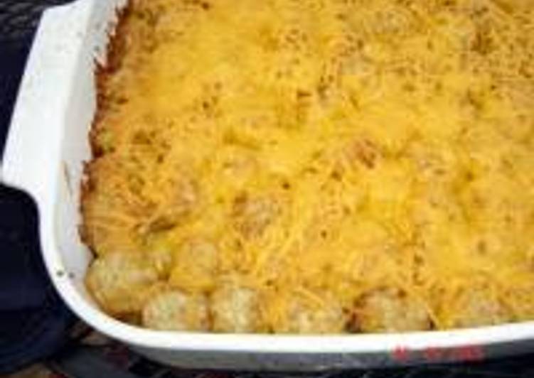 Recipe of Speedy Sloppy Joe Tater Tot Casserole